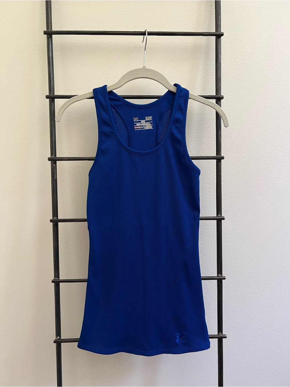 Under Armour Royal Blue Ribbed Athletic Tank
